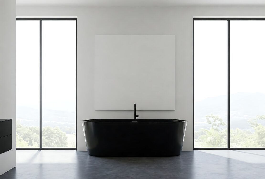 Jasna łazienka z płytkami: Inspiracje i aranżacje podłogi