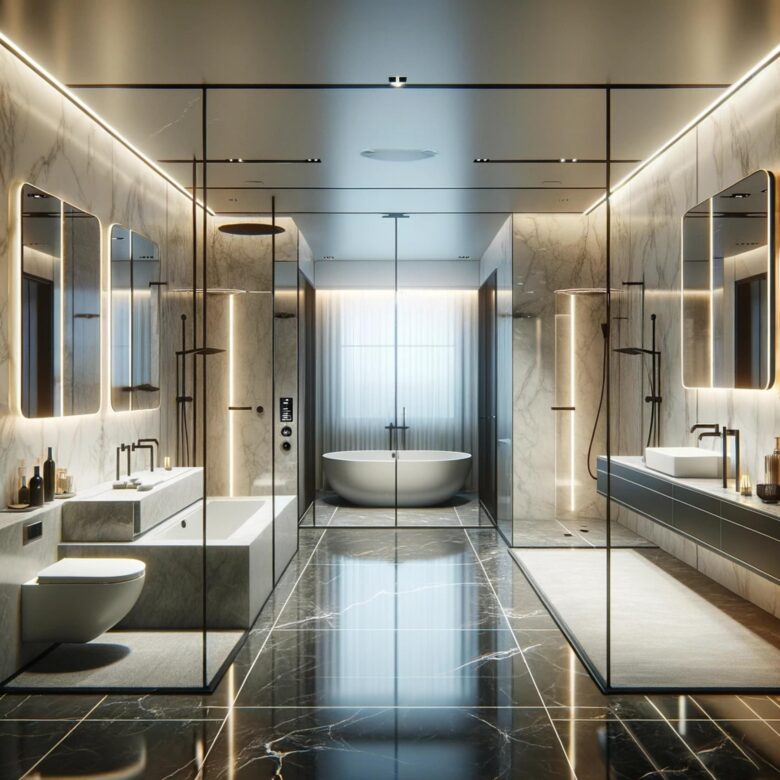 Jasna łazienka: Aranżacja, płytki i łazienkowe inspiracje