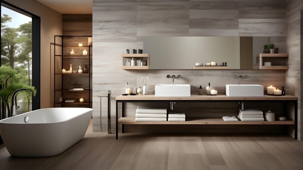 Nowoczesny design w łazience