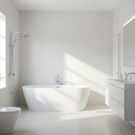 Biała łazienka: Inspiracje i aranżacje. Jak urządzić ponadczasową łazienkę?