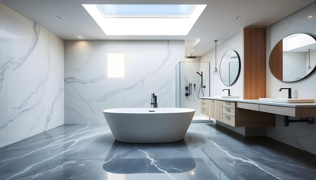 Urządzenie eleganckiej łazienki